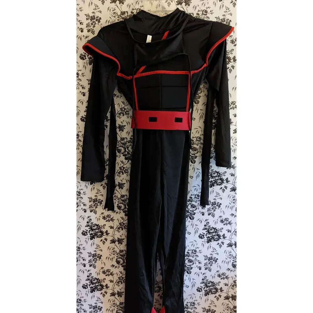 Spirit Halloween Stealth Ninja Costume w/matching Toy Dress Up Play XL 12/14 - Picture 2 of 12